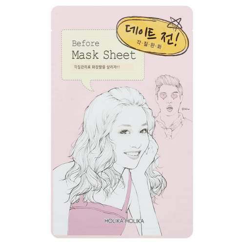 Тканевая маска для лица Перед Свиданием Холика Холика (Holika Holika mask sheet Before Date), 18мл