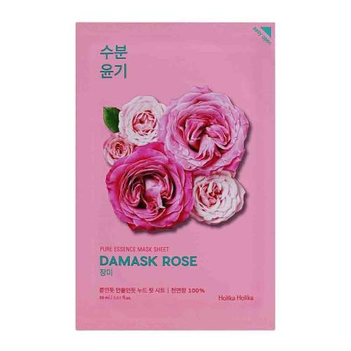 Тканевая маска для лица с маслом дамасской розы 