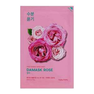 Тканевая маска для лица с маслом дамасской розы  (Holika Holika Pure Essence Mask Sheet Damask Rose), 20мл