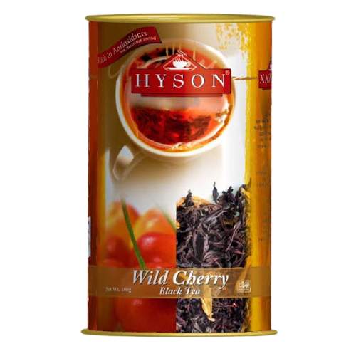 Чай чёрный листовой Дикая Вишня Хайсон (Hyson Black tea Wild Cherry), 100г