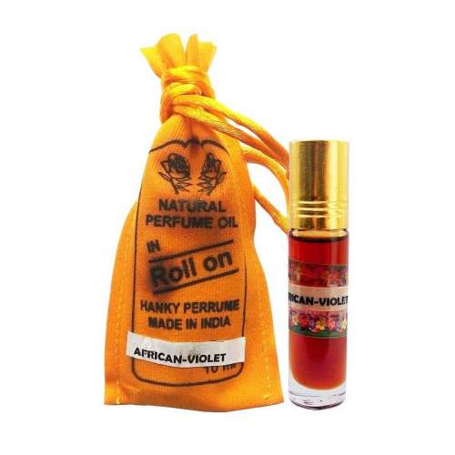 Духи-масло (шариковые) Африканская Фиалка Индийский Секрет (The Indian Secret Natural Perfume Oil African Violet), 10мл