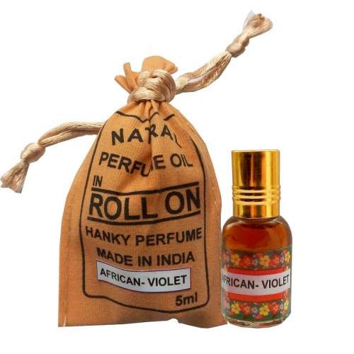 Духи-масло Африканская Фиалка Индийский Секрет (The Indian Secret Natural Perfume Oil African Violet), 5мл