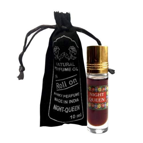 Духи-масло (шариковые) Королева Ночи Индийский Секрет (The Indian Secret Natural Perfume Oil Night Queen), 5мл