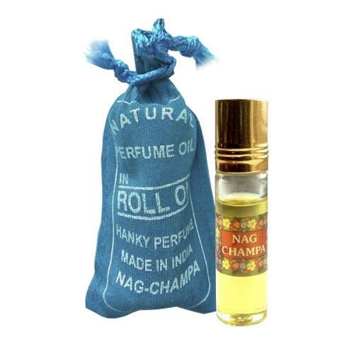 Духи-масло (шариковые) Наг Чампа Индийский Секрет (The Indian Secret Natural Perfume Oil Nag Champa), 10мл
