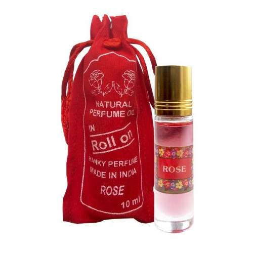 Духи-масло (шариковые) Роза Индийский Секрет (The Indian Secret Natural Perfume Oil Rose), 10мл