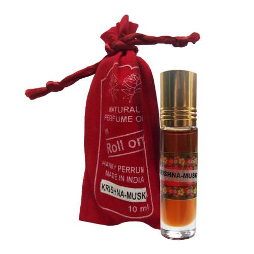 Духи-масло (шариковые) Кришна Муск Индийский Секрет (The Indian Secret Natural Perfume Oil Krishna Musk), 10мл