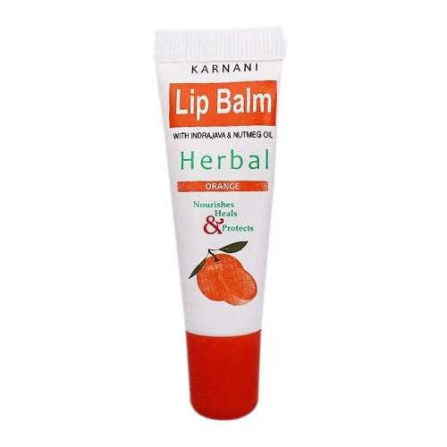 Бальзам для губ Апельсин Карнани (Karnani Lip Balm Herbal Orange), 10г