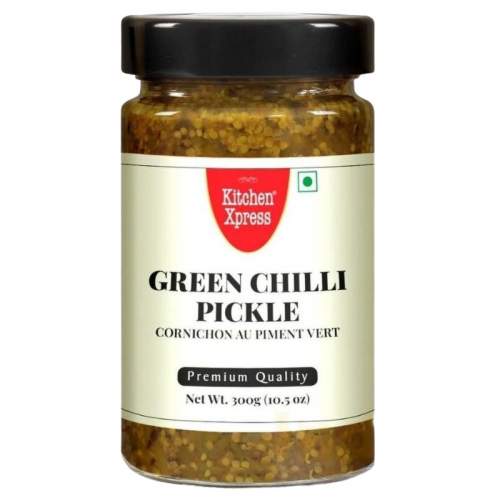 Пикули зеленый перец чили (Green Chilli Pickle Kitchen Xpress), 300г	