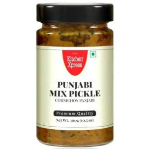 Пикули панджаби ассорти (Punjabi Mixed Pickle Kitchen Xpress), 300г	
