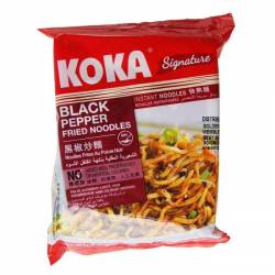 Сингапурская лапша Сигнече с черным перцем Кока (Noodles KOKA Signature Black Pepper), 85г