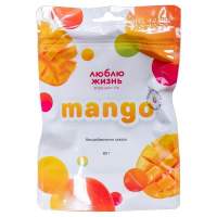 Манго из Мьянмы натурально высушенный Люблю Жизнь (Mango from Myanmar naturally dried I Love Life), 80г