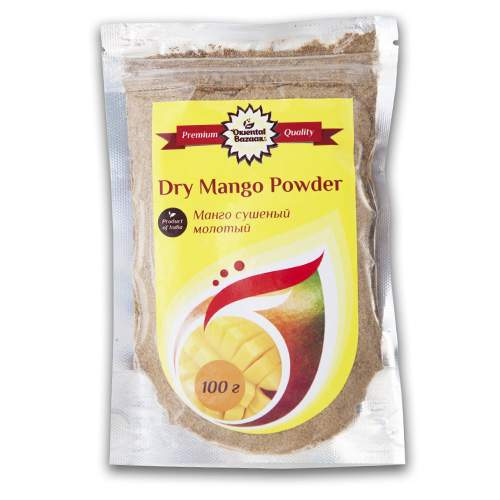 Манго сушеный молотый Ориентал Базар (Mango Dried Ground Mango  Oriental Bazaar), 100г