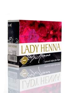 Краска для волос на основе хны Черная Леди Хенна (Lady Henna natural colors for hairs), 60г