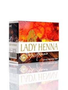Краска для волос на основе хны Каштан Леди Хенна (Lady Henna natural colors for hairs), 60г
