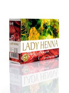 Краска для волос на основе хны Махагони Леди Хенна (Lady Henna natural colors for hairs), 60г