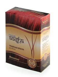 Травяная краска для волос "Махагони" Ааша (Aasha Herbals), 60г