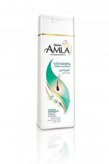 Крем-Шампунь для интенсивного увлажнения "Витамины" Дабур Амла (Dabur Amla Nourishment Vitamin Cream Shampoo), 200мл