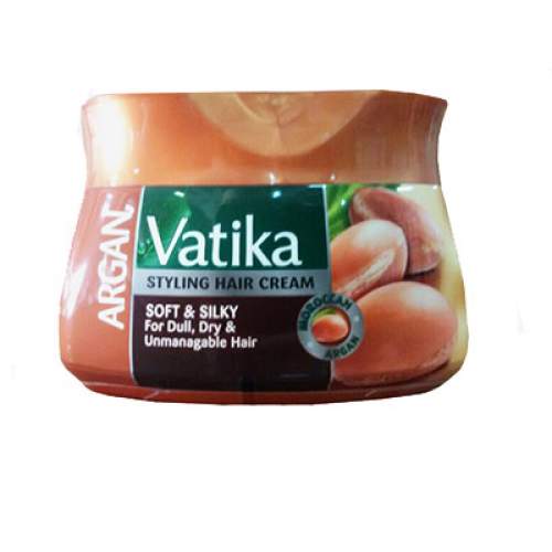 Крем для укладки волос "Мягкое увлажнение" с маслом арганы Дабур Ватика (Dabur Vatika Argan Styling Hair Cream) , 140мл