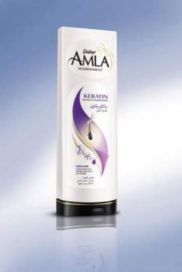 Бальзам-Кондиционер для ослабленных волос "Кератин" Дабур Амла (Dabur Amla Nourishment Vitamin Balsam Conditioner), 200мл