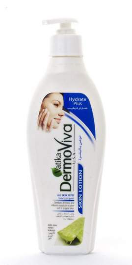Увлажняющий лосьон для кожи Дабур Ватика Дермовива (Dabur Vatika Dermoviva Usa Hydrate Plus Skin Lotion), 200мл