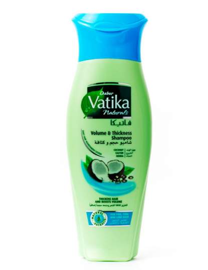 Шампунь для придания объема и толщины Дабур Ватика (Dabur Vatika Naturals Volume&Thickness Shampoo), 400мл