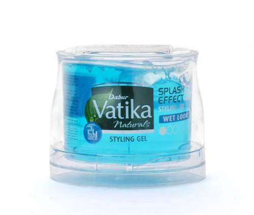 Гель для укладки волос "Мокрый эффект" Дабур Ватика (Dabur Vatika Splash Effect Wet Look Styling Gel), 250мл
