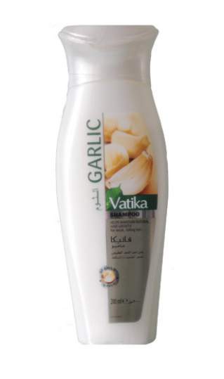 Шампунь  для ломких и выпадающих волос с экстрактом чеснока Дабур Ватика (Dabur Vatika Garlic Shampoo For Weak, Falling Hair), 400мл