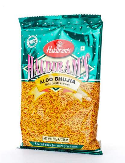 Смесь Халдирамс Алу Буджия (Haldiram's Aloo Bhujia Spicy Potato Noodles), 200г