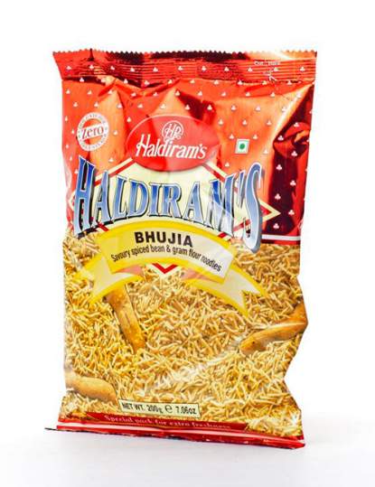 Смесь Халдирамс Буджия (Haldiram's Bhujia Savoury Spiced Bean&GramFflour Noodles), 200г
