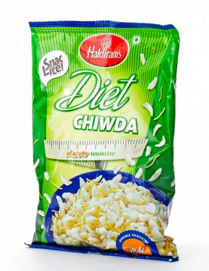 Рисовые Хлопья Халдирамс Диет Чивда (Haldiram's Diet Chiwda), 180г