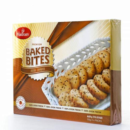 Печенье Халдирамс Тмин (Haldiram's Baked Bites Jeera Cookies), 400г