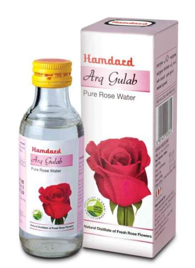 Натуральная розовая вода Арк Гулаб Хамдард (Hamdard Arq Gulab Pure Rose Water), 100мл
