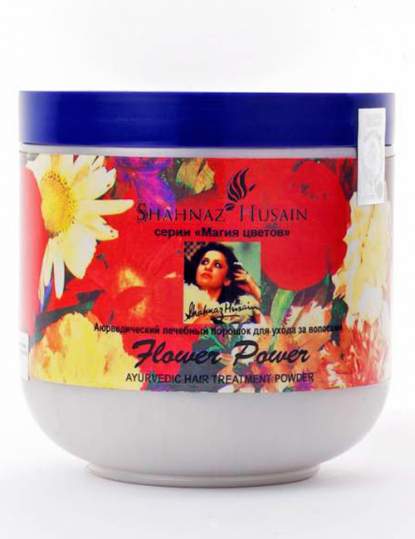Аюрведический лечебный порошок для ухода за волосами Магия Цветов Шахназ Хусейн (Shahnaz Husain Hower Power Ayurvedic Hair Treatment Powder) , 200г