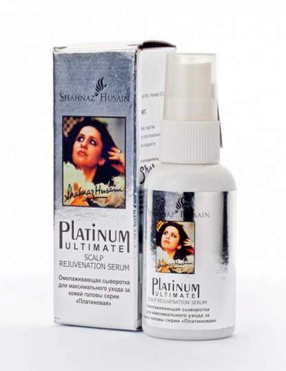 Восстанавливающая сыворотка для кожи головы с платиной Шахназ Хусейн (Shahnaz Husain Platinum Ultimate Scalp Rejuvenation Serum), 50мл