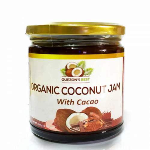 Органический кокосовый джем с шоколадом Квизонс Бест (Organic Coconut Jam with Cacao QUEZON'S BEST), 265г