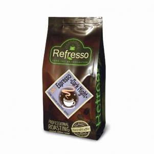 Кофе зерновой Эспрессо Дарк Найт Рефрессо (Refresso Espresso Dark Night), 500г