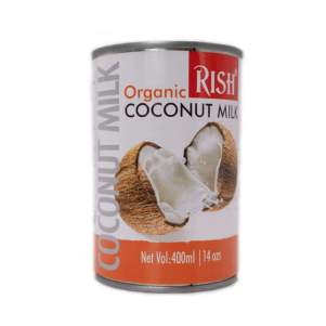 Органическое кокосовое молоко 68% Риш (Organic Coconut Milk Rish), 400мл