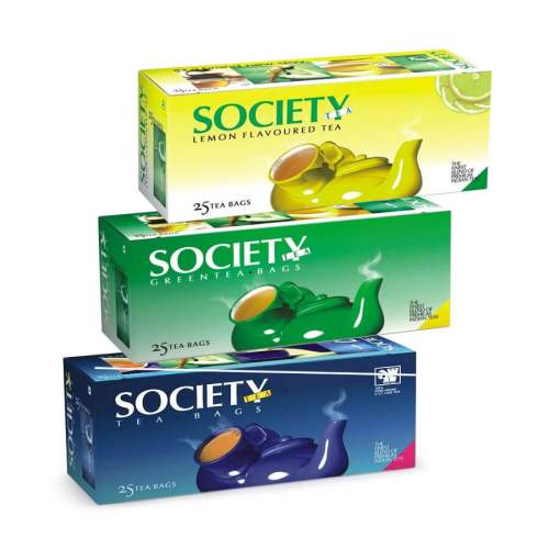 Набор индийского пакетированного чая Сусайти (Society Green Tea Bags), 75шт