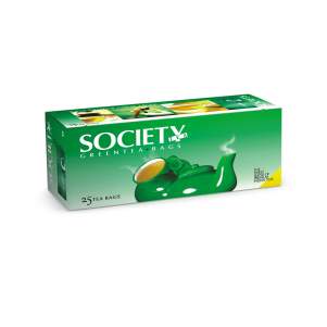 Чай премиум зеленый пакетированный Сусайти (Society Green Tea Bags), 25шт