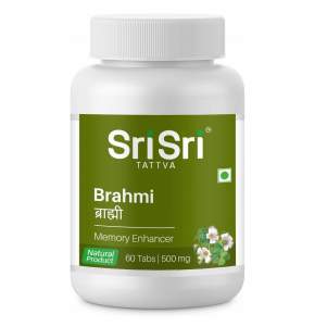 Брахми таблетки для работы мозга и памяти Шри Шри (Brahmi Sri Sri), 60шт