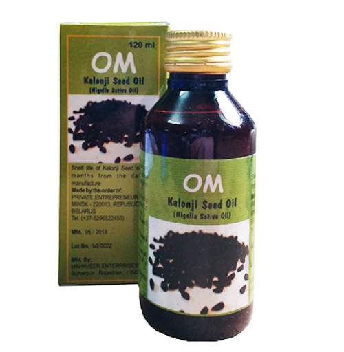 Масло черного тмина натуральное OM (OM Kalonji Seed Oil), 120мл