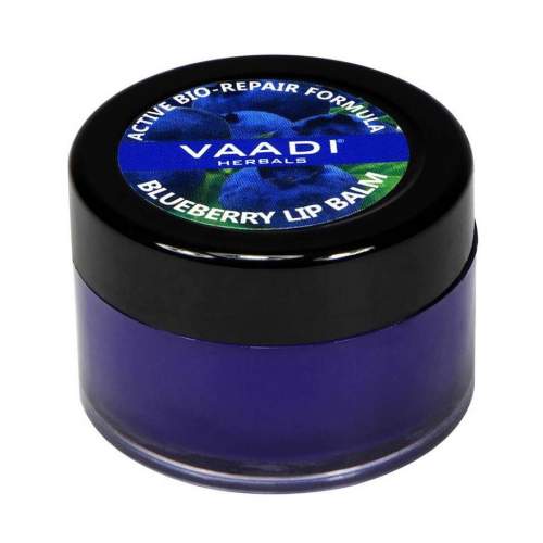 Бальзам для губ Черника Ваади Хербалс (Vaadi Herbals Blueberry Lip Balm), 10г