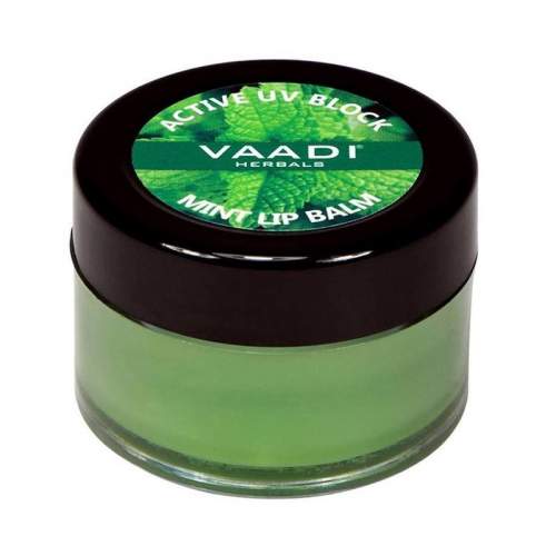 Бальзам для губ Мята Ваади Хербалс (Vaadi Herbals Mint Lip Balm), 10г