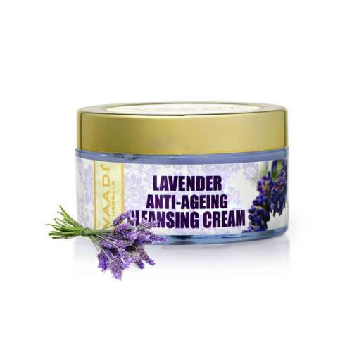 Омолаживающий очищающий крем с Лавандой Ваади Хербалс (Vaadi Herbals Lavender Anti-Ageing Cleansing Cream), 50мл