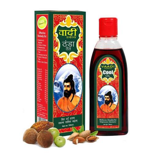 Охлаждающее масло для тела и волос с Трифалой и Миндалём Ваади Хербалс  (Vaadi Herbals Cool Oil With Triphla&Almond), 100мл