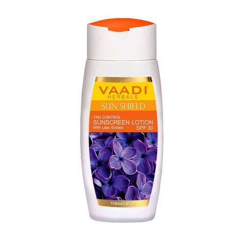 Солнцезащитный лосьон с экстрактом Сирени Ваади Хербалс (Vaadi Herbals Sunscreen Lotion With Lilac Extract SPF30), 110мл